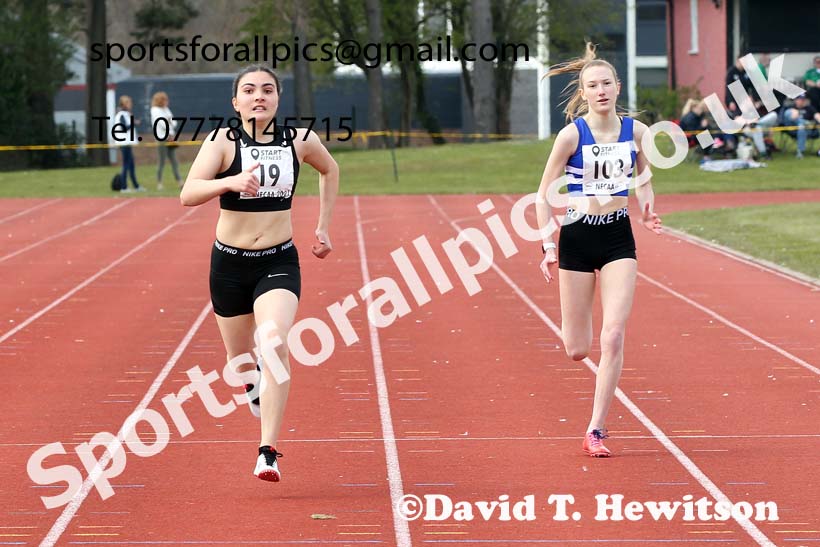 200 metres, 2021 NECAA Open Graded Meeting, Morpeth. Photo: David T. Hewitson/Sports for All Pics